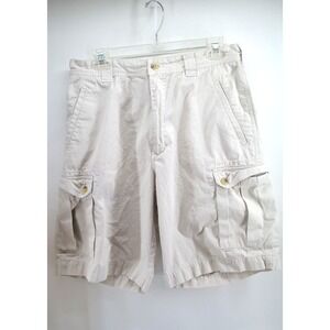 Woolrich‎ Shorts Mens 32 White Cargo Outdoors Work Wear Dad VTG 90s Y2K